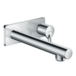Hansgrohe Talis S Wall Mounted Single Lever Basin Mixer with Waste (Long Spout) - 72111000
