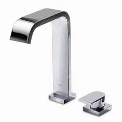 Roca Flat 2-Hole Basin Mixer with Pop-up Waste - A5A3832C0N