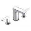 Roca Escuadra 3-Hole Basin Mixer + Waste - A5A4420C00