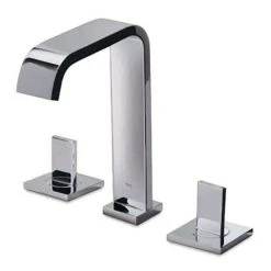 Roca Flat 3-Hole Basin Mixer with Pop-up Waste - A5A4432C0N