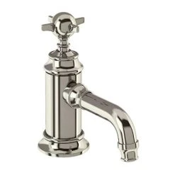 Arcade Monobloc Basin Mixer Tap - Nickel - Various Tap Head Options