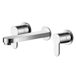 Nuie Arvan 3TH Wall Mounted Basin Mixer - ARV317