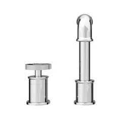 Arezzo Chrome 2TH Industrial Style Deck Mounted Basin Mixer -Basin Taps Shop AZISCH02 n d2 460
