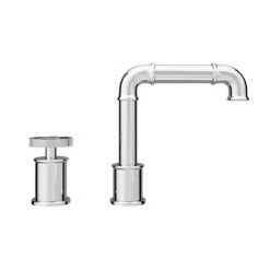 Arezzo Chrome 2TH Industrial Style Deck Mounted Basin Mixer -Basin Taps Shop AZISCH02 n d3 460