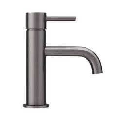Arezzo Round Gunmetal Grey Basin Mono Mixer Tap -Basin Taps Shop AZRGMT d2 460