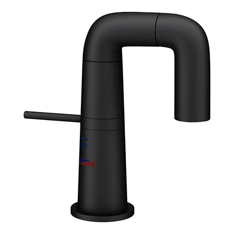 Arezzo Basin Mixer Tap with 360 Degree Rotating Spout Matt Black 1 Arezzo Basin Mixer Tap with 360 Degree Rotating Spout Matt Black