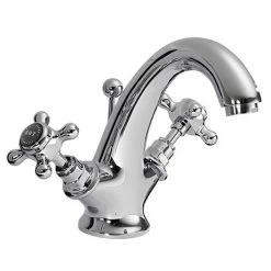Bayswater Black Crosshead Mono Basin Mixer + Pop-Up Waste