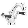 Bayswater Black Lever Mono Basin Mixer + Pop-Up Waste