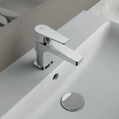 Ideal Standard Cerafine D Single Lever Mini Basin Mixer with Pop-up Waste 4 Ideal Standard Cerafine D Single Lever Mini Basin Mixer with Pop-up Waste - Image 4