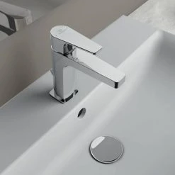 Ideal Standard Cerafine D Single Lever Basin Mixer with Pop-up Waste -Basin Taps Shop BC721AA D5 460