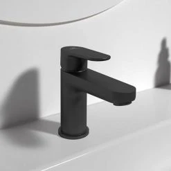 Ideal Standard Cerafine O Silk Black Mini Basin Mixer -Basin Taps Shop BC722XG D2 460
