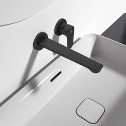 Ideal Standard Silk Black Cerafine O Wall Mounted Basin Mixer -Basin Taps Shop BD133XG D2 460