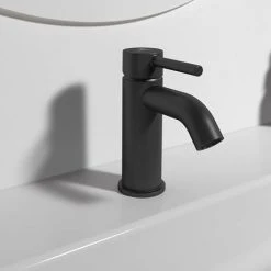 Ideal Standard Ceraline Silk Black Basin Mixer -Basin Taps Shop BD136XG D2 460