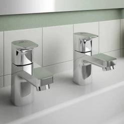 Ideal Standard Ceraplan Basin Pillar Taps - BD247AA -Basin Taps Shop BD247AA.ai1 460