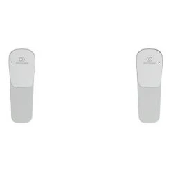 Ideal Standard Ceraplan Basin Pillar Taps - BD247AA -Basin Taps Shop BD247AA D2 460