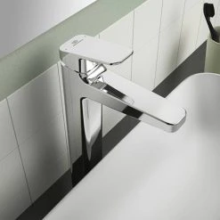 Ideal Standard Ceraplan Single Lever Tall Basin Mixer - BD255AA -Basin Taps Shop BD255AA.ai1 460