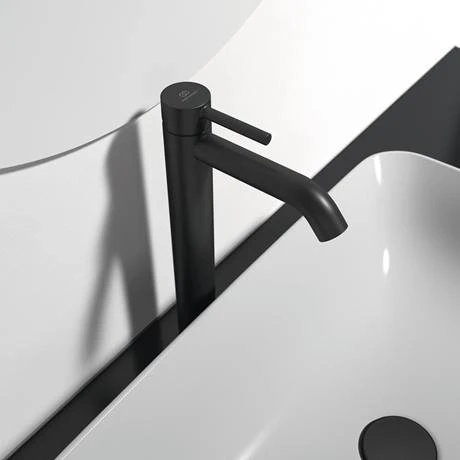 Ideal Standard Ceraline Silk Black Single Lever Tall Basin Mixer 4 Ideal Standard Ceraline Silk Black Single Lever Tall Basin Mixer - Image 4