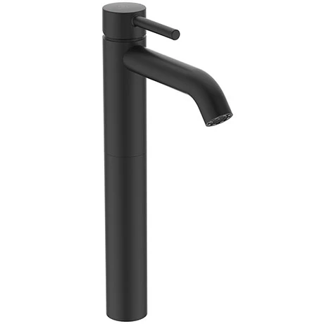 Ideal Standard Ceraline Silk Black Single Lever Tall Basin Mixer 1 Ideal Standard Ceraline Silk Black Single Lever Tall Basin Mixer