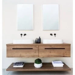 BagnoDesign M-Line Matt Black Wall Mounted 2-Hole Basin Mixer 5 BagnoDesign M-Line Matt Black Wall Mounted 2-Hole Basin Mixer -Basin Taps Shop BDM MLI 315 A BK D2 460