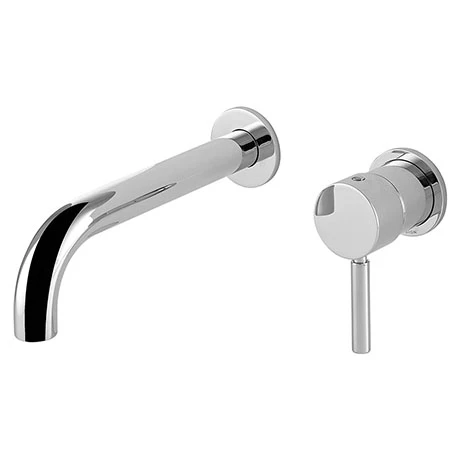 BagnoDesign M-Line Chrome Wall Mounted 2-Hole Basin Mixer 1 BagnoDesign M-Line Chrome Wall Mounted 2-Hole Basin Mixer