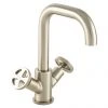 BagnoDesign Revolution Brushed Nickel Mono Basin Mixer with Pop-up Waste