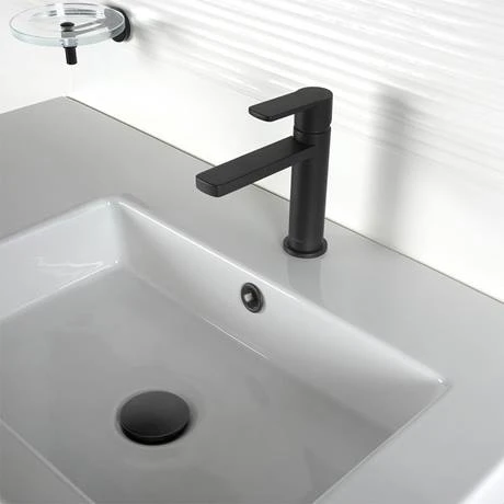 BagnoDesign Teatro Matt Black Mono Basin Mixer 2 BagnoDesign Teatro Matt Black Mono Basin Mixer - Image 2