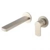 BagnoDesign Teatro Brushed Nickel Wall Mounted 2-Hole Basin Mixer
