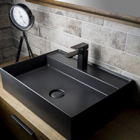 BagnoDesign Zephyr Matt Black Mono Basin Mixer 2 BagnoDesign Zephyr Matt Black Mono Basin Mixer - Image 2