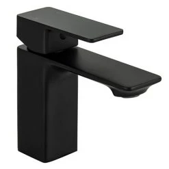 BagnoDesign Zephyr Matt Black Mono Basin Mixer