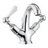 Crosswater - Belgravia Lever Highneck Monobloc Basin Mixer Tap with Pop-up Waste - BL112DPC_LV