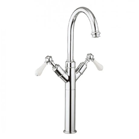 Crosswater - Belgravia Lever Tall Monobloc Basin Mixer Tap - Chrome - BL118DNC_LV 1 Crosswater - Belgravia Lever Tall Monobloc Basin Mixer Tap - Chrome - BL118DNC_LV