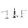 Crosswater Belgravia Lever 3 Tap Hole Basin Mixer - BL130DNC_LV