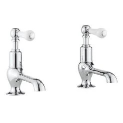 Crosswater - Belgravia Lever Long Nose Basin Taps - BL140DNC_LV