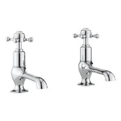 Crosswater - Belgravia Crosshead Long Nose Basin Taps - BL140DNC