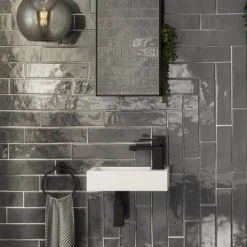 Toreno Modern Black Basin Mono Mixer Tap -Basin Taps Shop BLT7132 detail4 460