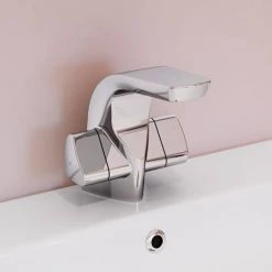 Bristan Bright Mono Basin Mixer with Clicker Waste -Basin Taps Shop BRG BAS C.ai1 460