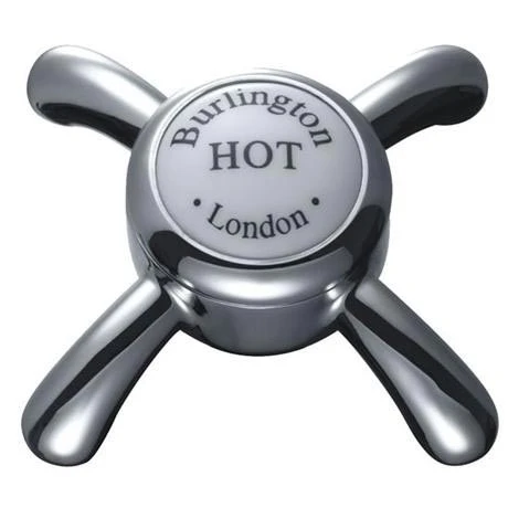 Burlington Anglesey Regent - Chrome 3 Tap Hole Basin Mixer with Pop Up - ANR12 2 Burlington Anglesey Regent - Chrome 3 Tap Hole Basin Mixer with Pop Up - ANR12 - Image 2