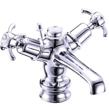 Burlington Anglesey Regent Chrome Basin Mixer Tap with Pop Up Waste - ANR4 2 Burlington Anglesey Regent Chrome Basin Mixer Tap with Pop Up Waste - ANR4 - Image 2