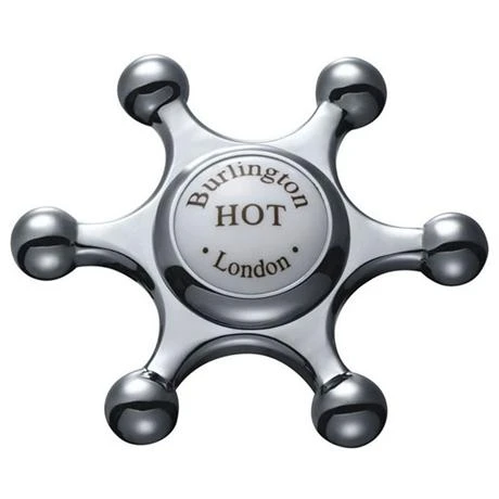 Burlington Birkenhead - Chrome 3" Basin Taps - BI1 2 Burlington Birkenhead - Chrome 3" Basin Taps - BI1 - Image 2