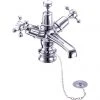 Burlington Claremont Regent - Basin Mixer with Plug and Chain - CLR5