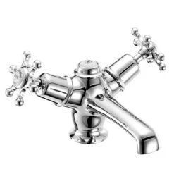 Burlington - Birkenhead Basin Mixer Tap with Ceramic Indice & Click Clack Waste - BI6 -Basin Taps Shop Burlington Birkenhead Basin Mixer with Ceramic Indice Click Clack Waste BI6 d2 460