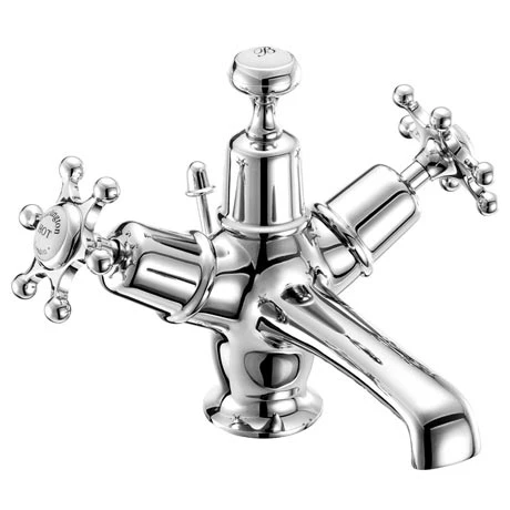 Burlington Birkenhead Basin Mixer Tap with Ceramic Indice & Pop Up Waste - BI4 1 Burlington Birkenhead Basin Mixer Tap with Ceramic Indice & Pop Up Waste - BI4