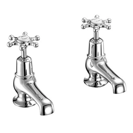 Burlington Birkenhead - Chrome 3" Basin Taps - BI1 1 Burlington Birkenhead - Chrome 3" Basin Taps - BI1