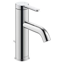Duravit C.1 M-Size Single Lever Basin Mixer with Pop-up Waste - Chrome - C11020001010