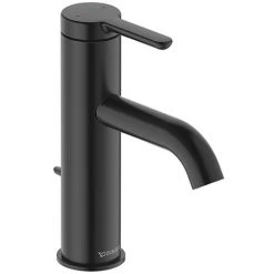 Duravit C.1 M-Size Single Lever Basin Mixer with Pop-up Waste - Matt Black - C11020001046
