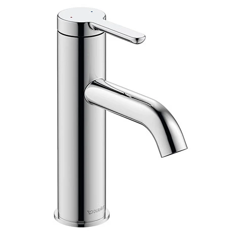 Duravit C.1 M-Size Single Lever Basin Mixer - Chrome - C11020002010 1 Duravit C.1 M-Size Single Lever Basin Mixer - Chrome - C11020002010