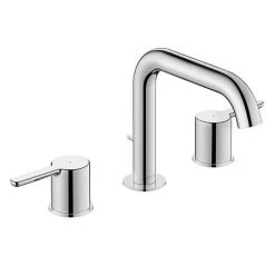 Duravit C.1 3-Hole Long Spout Basin Mixer with Pop-up Waste - C11060006010