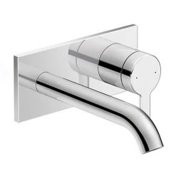 Duravit C.1 Wall Mounted Single Lever Basin Mixer - Chrome - C11070003010