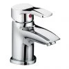 Bristan Capri Contemporary Basin Mixer with Eco-Click & Pop-up Waste - Chrome - CAP-EBAS-C