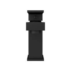 Arezzo Square Matt Black Basin Mono Mixer Tap -Basin Taps Shop CAS14BLK n d2 460